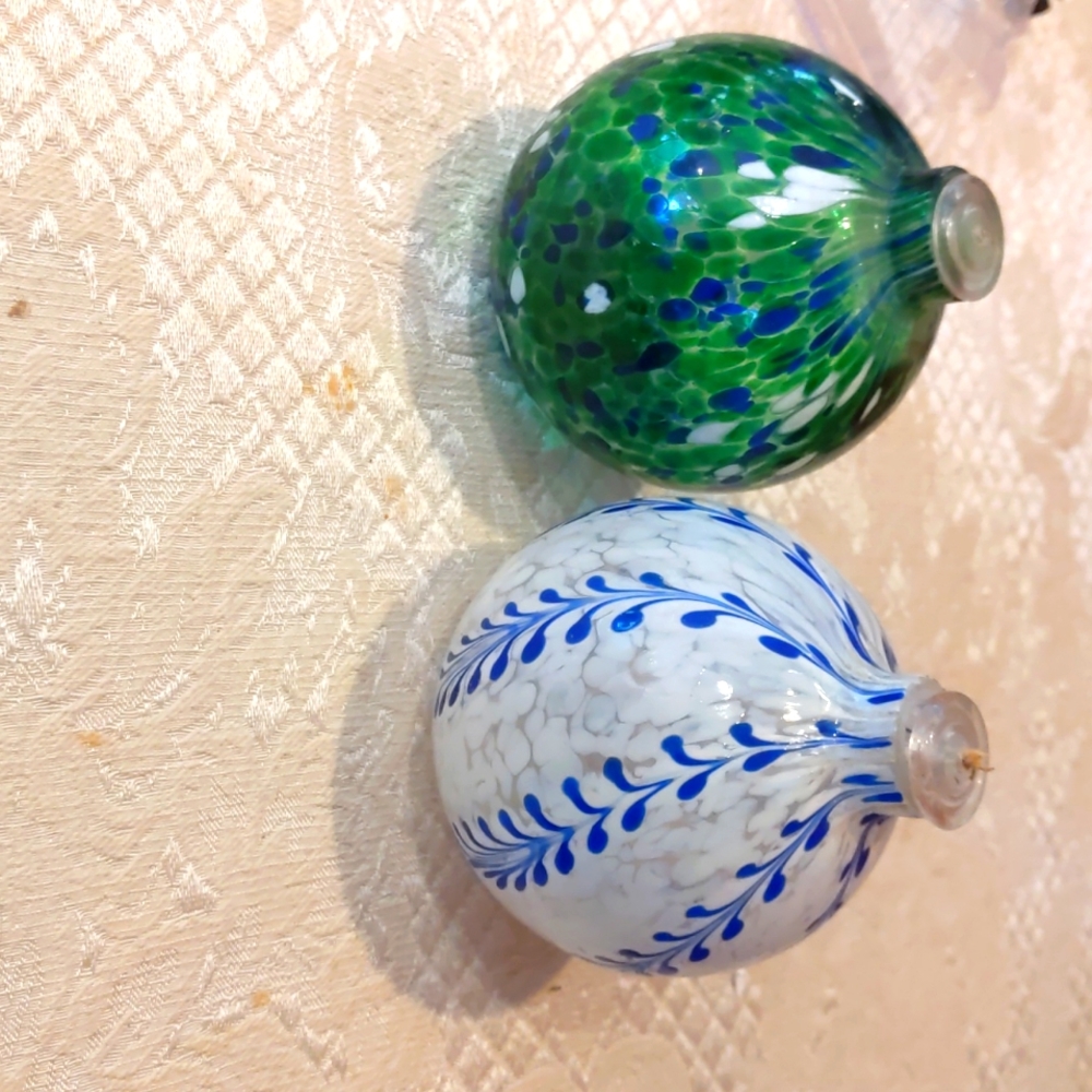 Glass oil candles